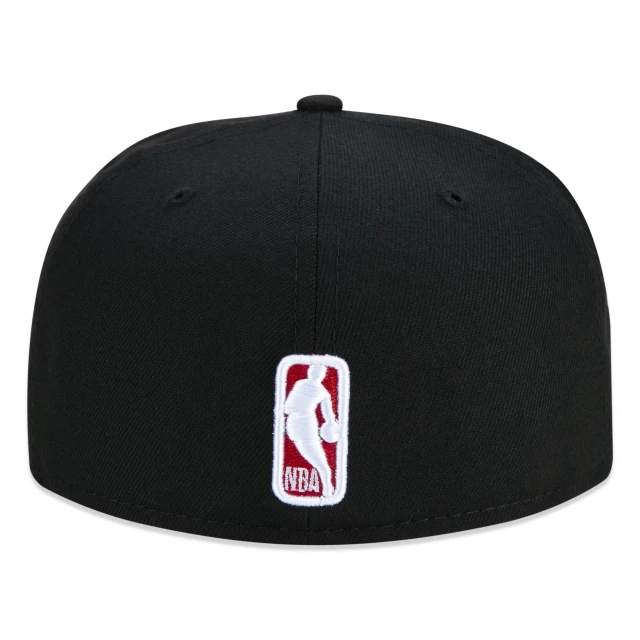 Boné 59FIFTY Chicago Bulls NBA Compound Aba Reta Preto