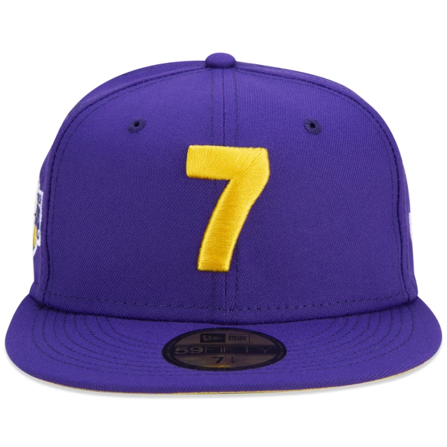 Boné 59FIFTY Los Angeles Lakers NBA Compound Aba Reta Roxo