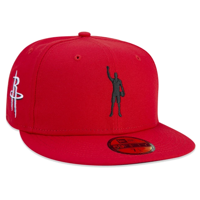 Boné 59FIFTY Houston Rockets NBA Compound Aba Reta Vermelho