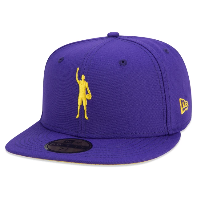 Boné 59FIFTY Los Angeles Lakers NBA Compound Aba Reta Roxo