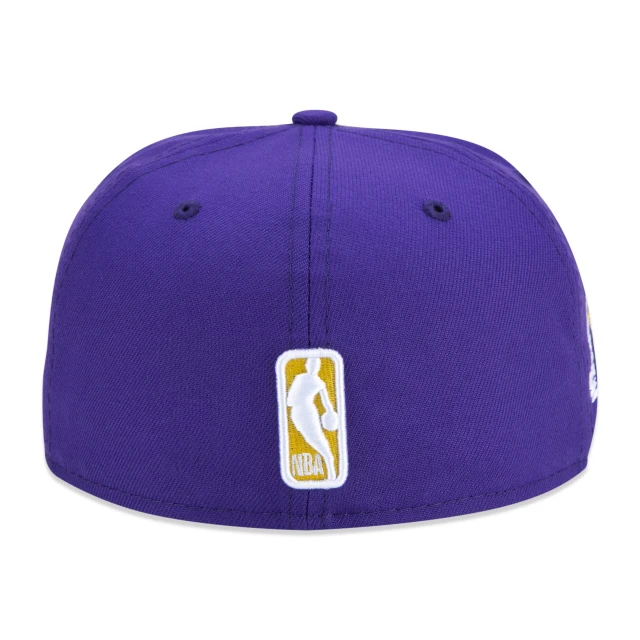Boné 59FIFTY Los Angeles Lakers NBA Compound Aba Reta Roxo