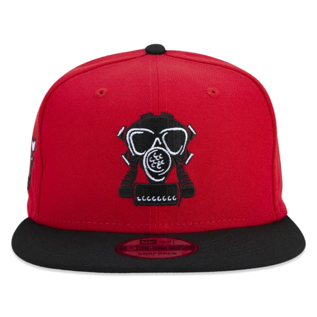 Boné 9FIFTY Chicago Bulls NBA Compound Aba Reta Vermelho