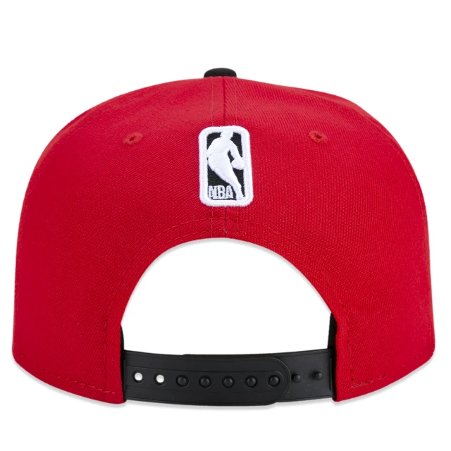 Boné 9FIFTY Chicago Bulls NBA Compound Aba Reta Vermelho