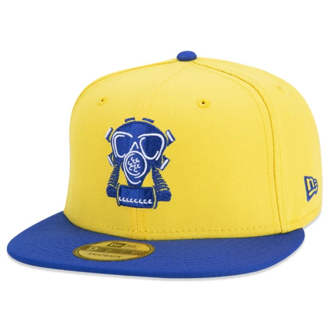 Boné 9FIFTY Golden State Warriors NBA Compound Aba Reta Amarelo
