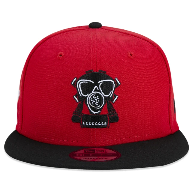 Boné 9FIFTY Houston Rockets NBA Compound Aba Reta Vermelho
