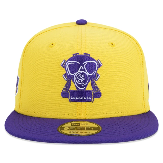 Boné 9FIFTY Los Angeles Lakers NBA Compound Aba Reta Amarelo