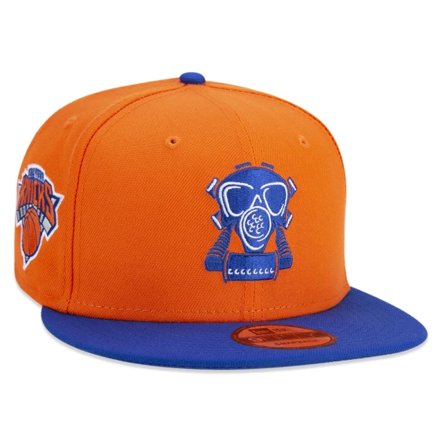 Boné 9FIFTY New York Knicks NBA Compound Aba Reta Laranja
