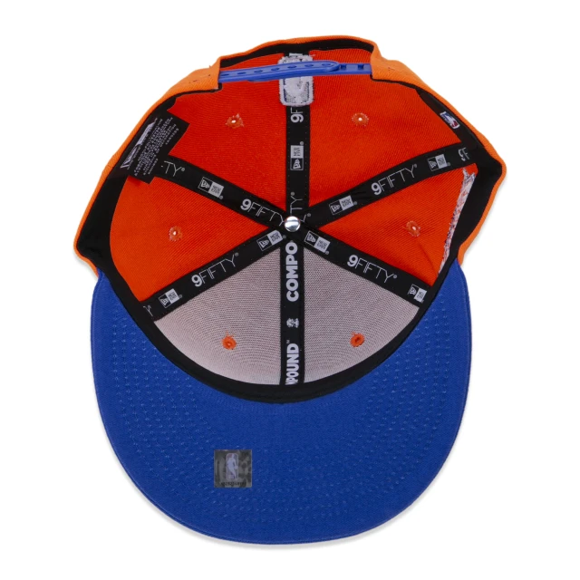 Boné 9FIFTY New York Knicks NBA Compound Aba Reta Laranja