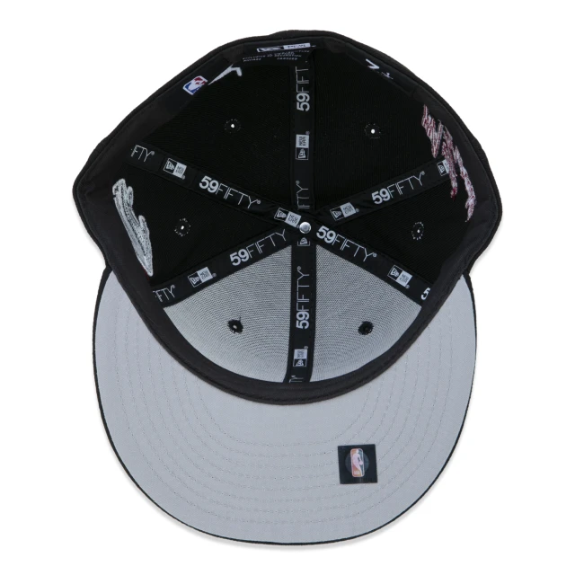 Boné 59FIFTY Miami Heat City Transit Aba Reta Preto