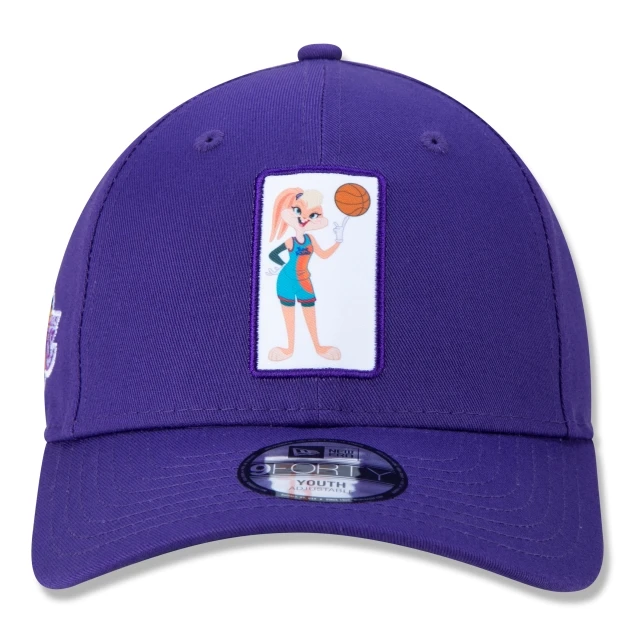 Boné Infantil 9FORTY Los Angeles Lakers Space Jam Lola Bunny Roxo Aba Curva
