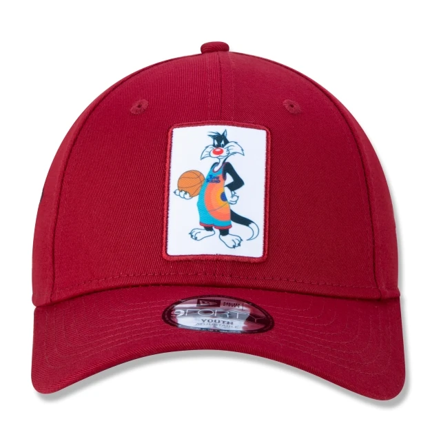 Boné Infantil 9FORTY Miami Heat Space Jam Frajola Vermelho Aba Curva