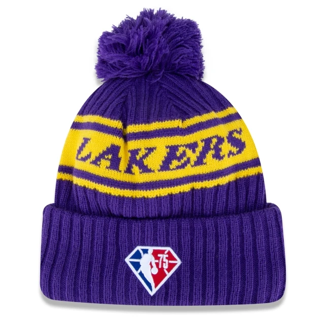 Gorro Los Angeles Lakers NBA Authentic Draft Series Roxo