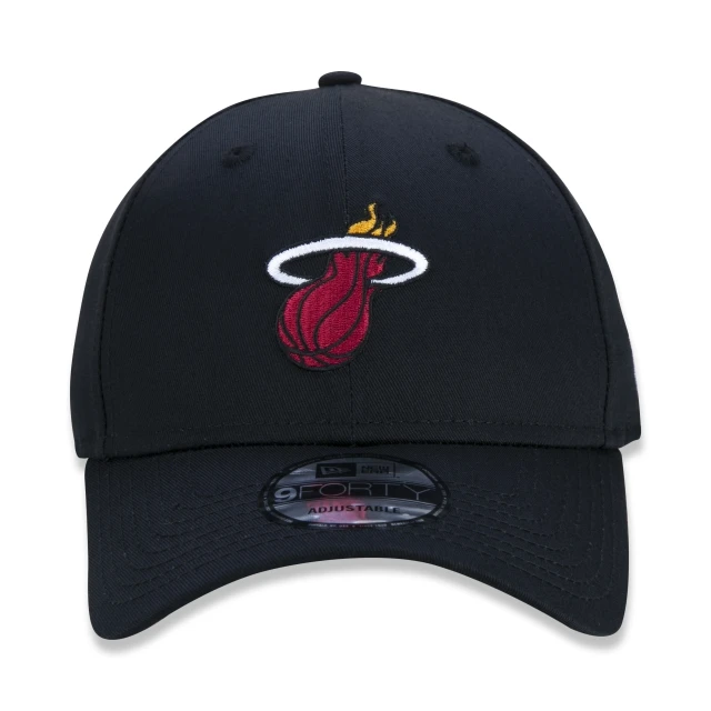 Boné 9FORTY Snapback Aba Curva Miami Heat Time
