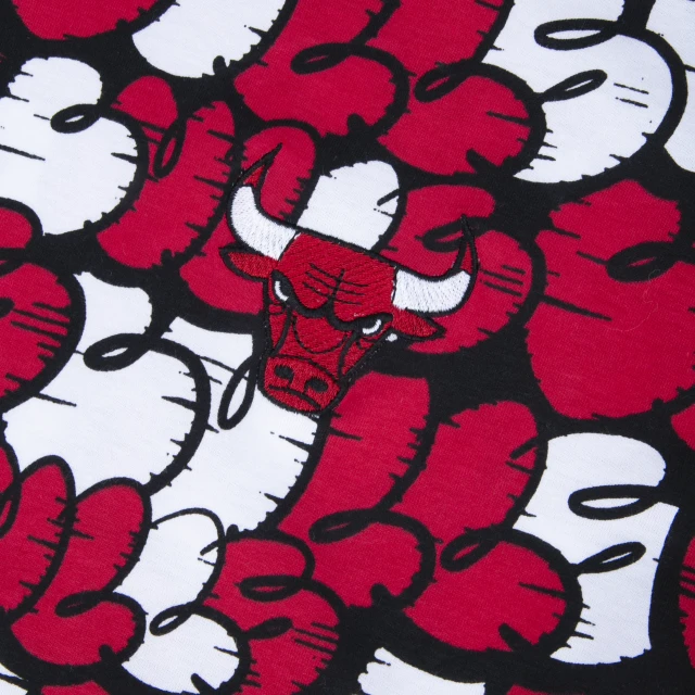 Camiseta Regular Manga Curta Chicago Bulls Street Life Sopa De Letra