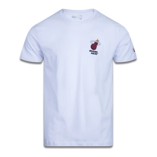 Camiseta Slim Manga Curta Miami Heat Core Classic