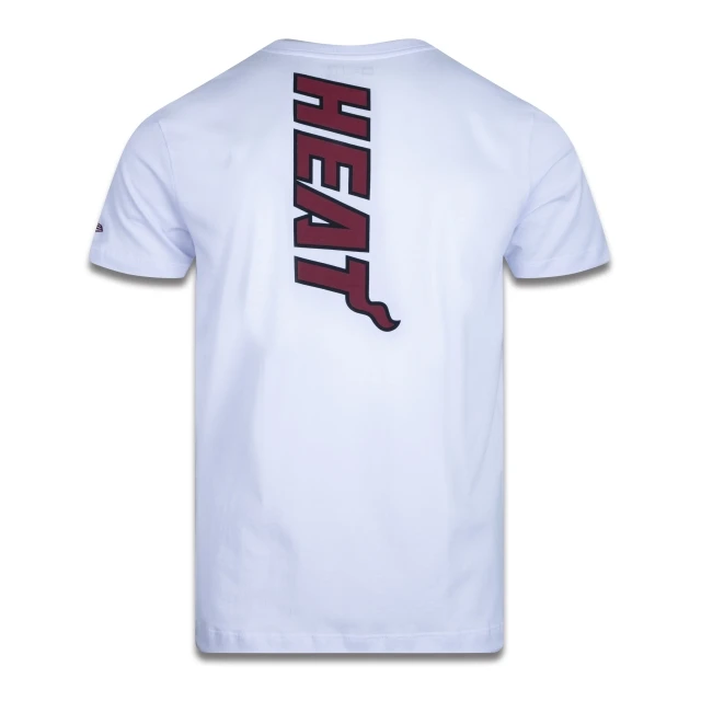 Camiseta Slim Manga Curta Miami Heat Core Classic