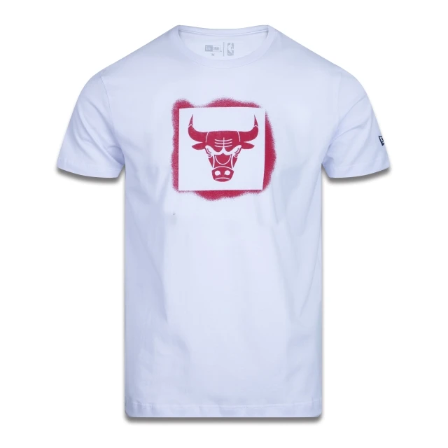 Camiseta Regular Manga Curta Chicago Bulls Street Life Stencil
