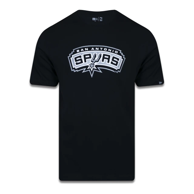 Camiseta Plus Size Regular Manga Curta San Antonio Spurs Logo