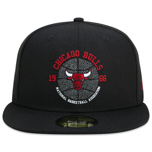 Boné 59FIFTY NBA Chicago Bulls Core Aba Reta Preto