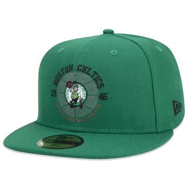 Boné 59FIFTY NBA Boston Celtics Core Aba Reta Verde