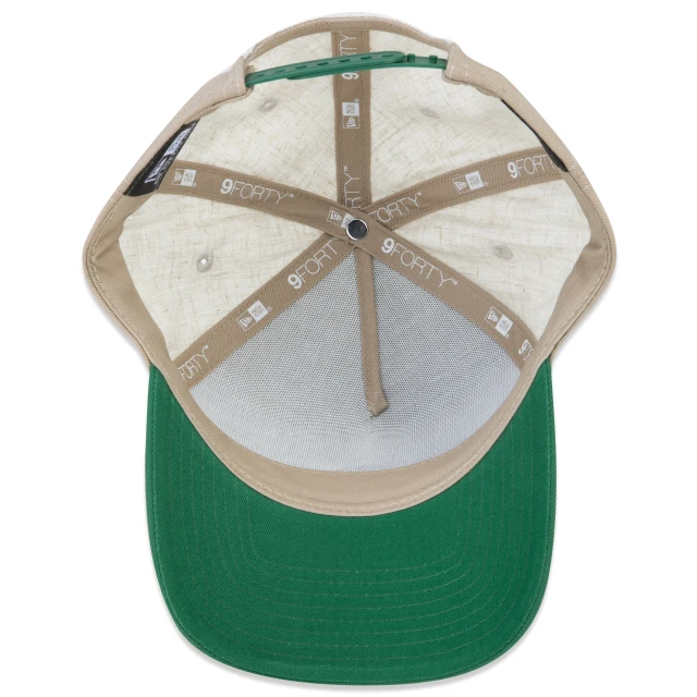 Boné 9FORTY A-Frame Snapback NBA Boston Celtics Vintage Aba Curva Areia
