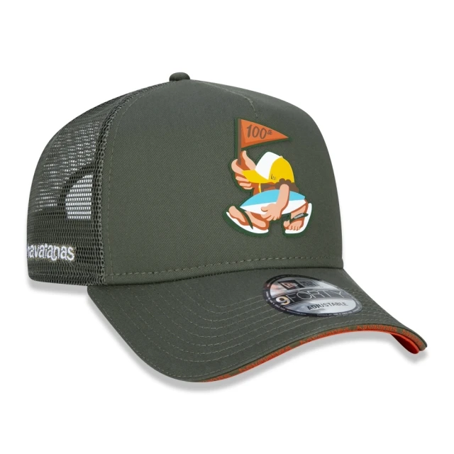 Boné 9FORTY A-Frame Trucker Collab Havaianas 100 Anos New Era