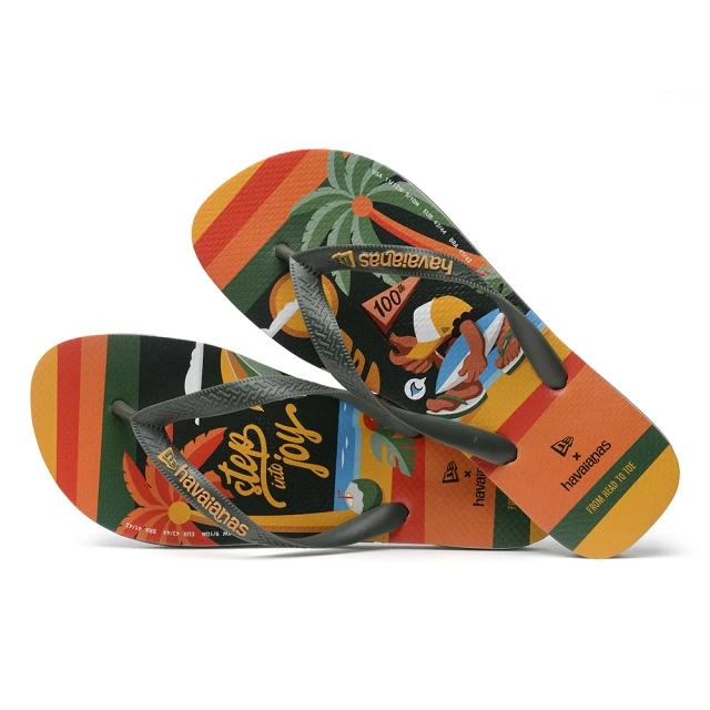 Chinelo Havaianas Top Comemorativo 100 Anos Da New Era - Step Into Joy - From Head To Toe