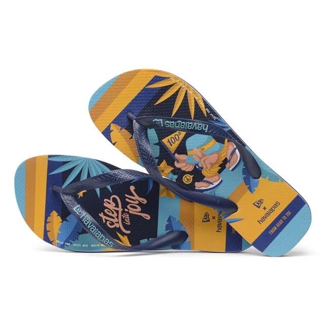 Chinelo Havaianas Top Comemorativo 100 Anos Da New Era - Step Into Joy - From Head To Toe