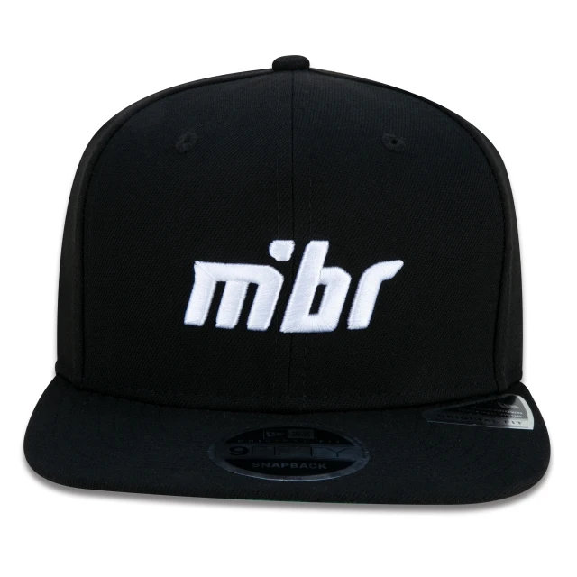 Boné 9FIFTY MiBR Made In Brazil Snapback Aba Reta Preto