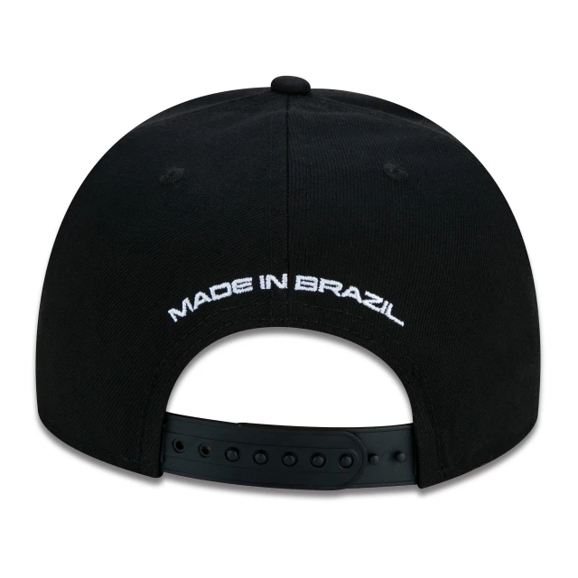 Boné 9FIFTY MiBR Made In Brazil Snapback Aba Reta Preto