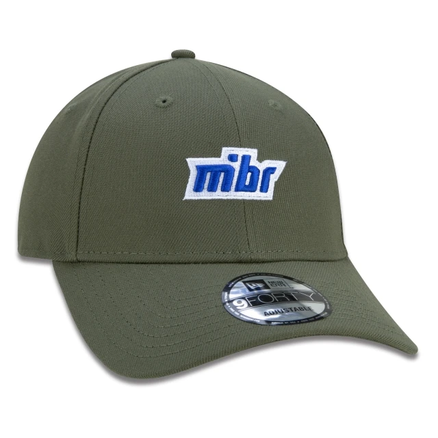 Boné 9FORTY MiBR Made In Brazil Snapback Aba Curva Verde Oliva