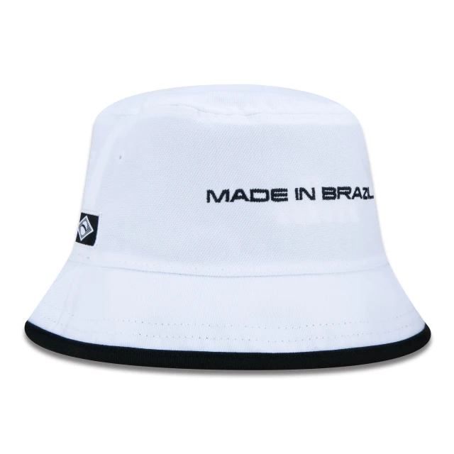 Chapéu Bucket Dupla Face MiBR Made In Brazil Preto E Branco