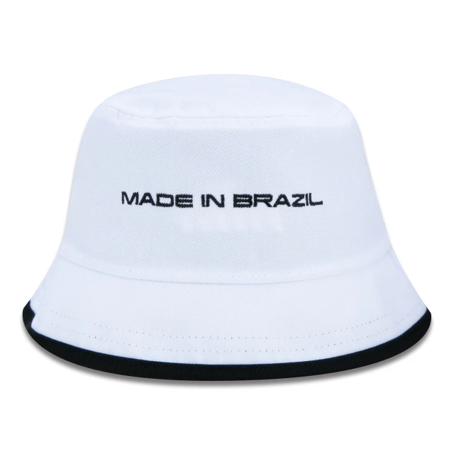 Chapéu Bucket Dupla Face MiBR Made In Brazil Preto E Branco