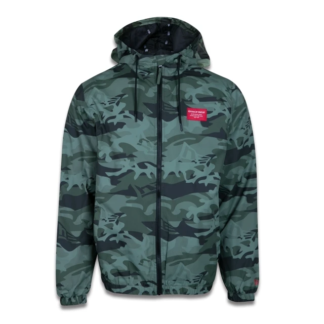 Jaqueta Corta Vento Windbreaker Military Full Print
