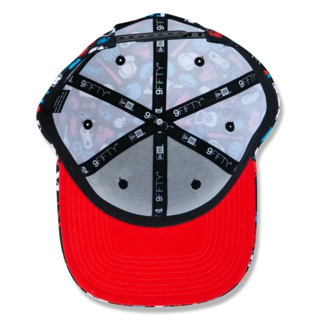 Boné 9FIFTY High Crown Snapback Aba Reta Logo Box Core