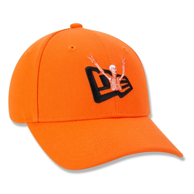 Boné Infantil 9TWENTY Snapback Aba Curva Flag Frontal Skeleton