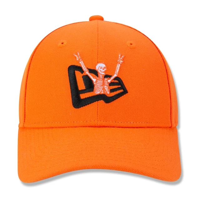 Boné Infantil 9TWENTY Snapback Aba Curva Flag Frontal Skeleton