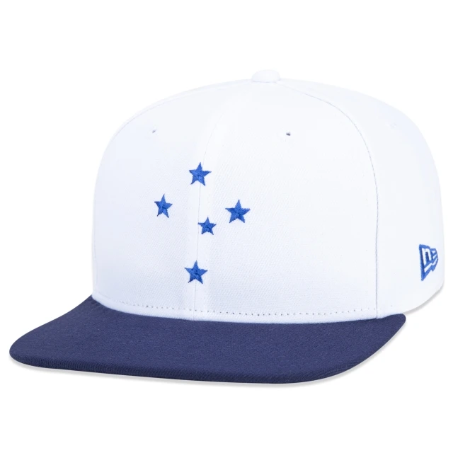 Boné 9FIFTY Original Fit Snapback Aba Reta Futebol Cruzeiro