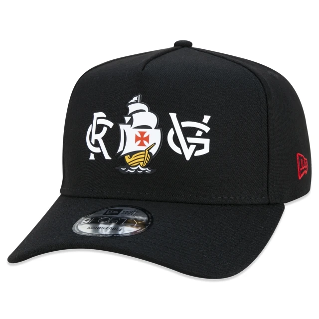 Boné 9FORTY A-Frame Snapback Aba Curva Futebol Vasco Da Gama