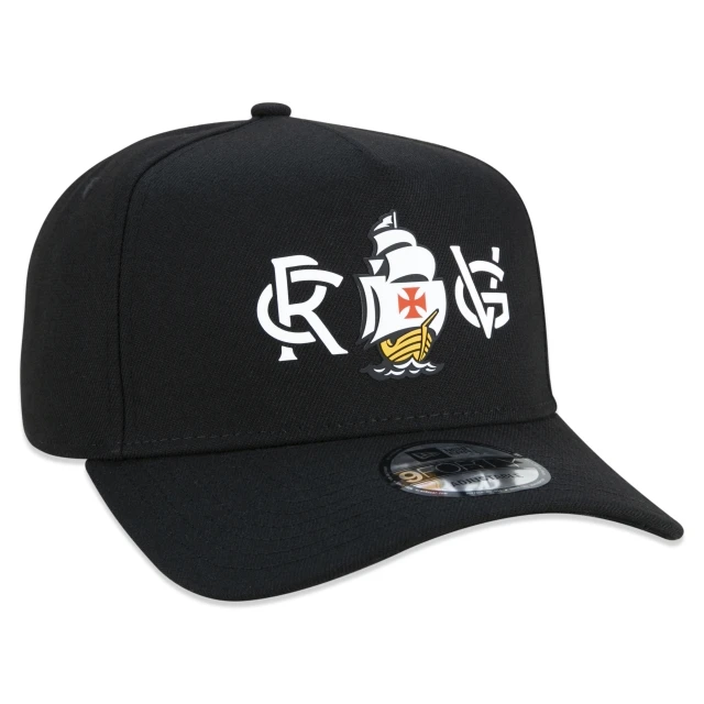 Boné 9FORTY A-Frame Snapback Aba Curva Futebol Vasco Da Gama