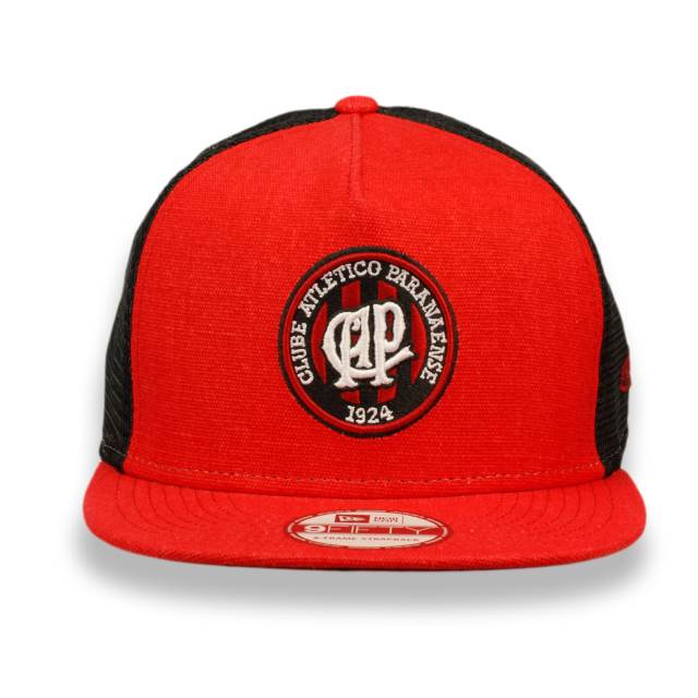 Boné 9FIFTY A-Frame Athlético Paranaense Futebol Aba Pré Curvada
