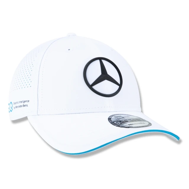 Boné 9FORTY Mercedes Benz Eq Formula "e" Aba Curva Branco