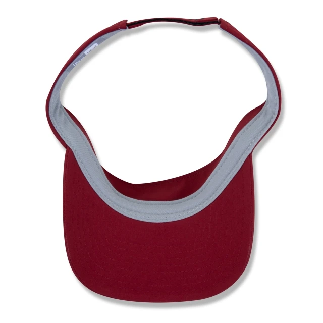 Viseira Performance Vermelho Escuro