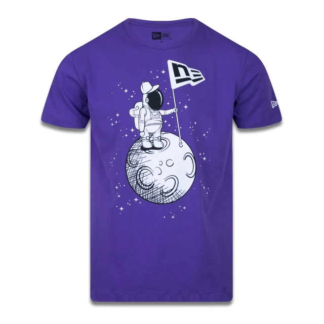 Camiseta Regular Manga Curta Intergalactic Trip Astronauta