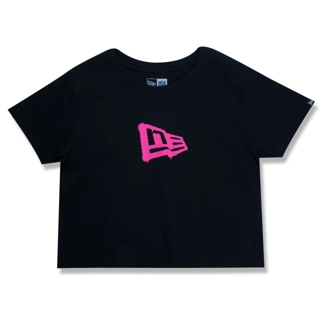 Camiseta Feminina Cropped Manga Curta Core Flag