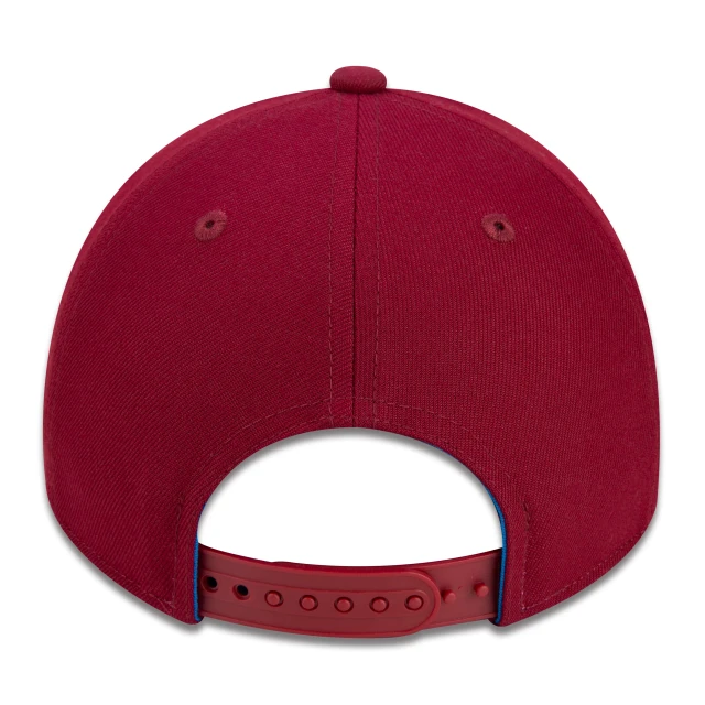 Boné 9FORTY Snapback Joyfull Aba Curva Vermelho Escuro