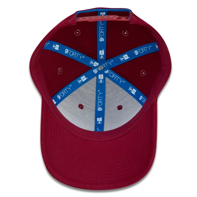 Boné 9FORTY Snapback Joyfull Aba Curva Vermelho Escuro