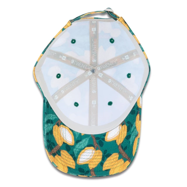 Boné 9TWENTY Strapback Joyfull Aba Curva Verde / Amarelo