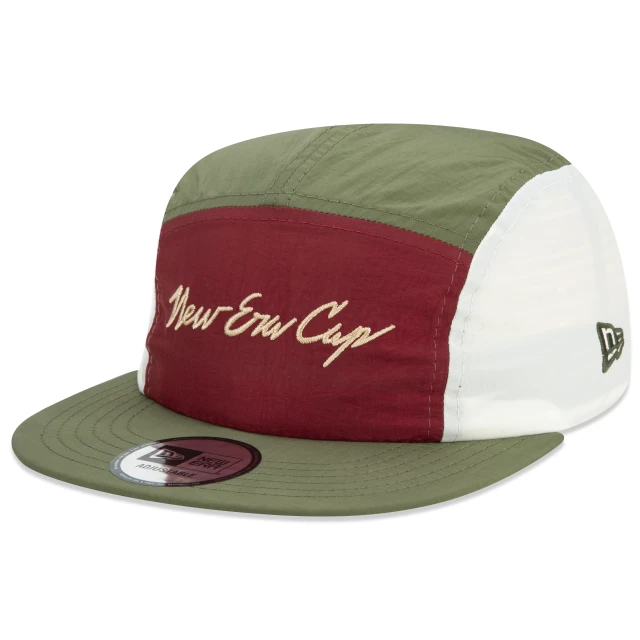 Boné Camper Strapback Classic Aba Reta Verde/Vermelho