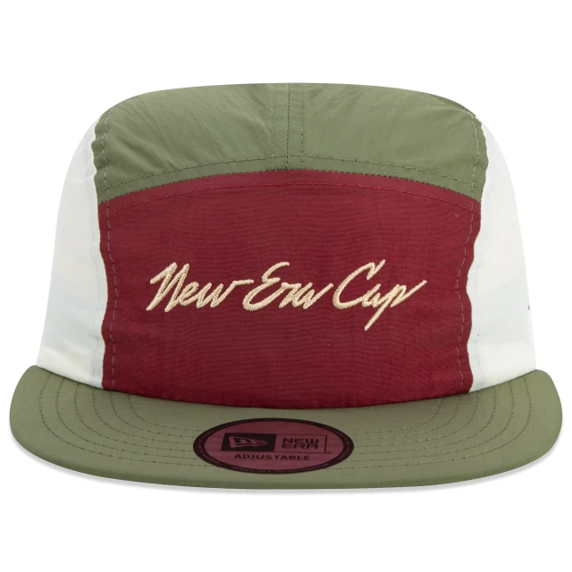 Boné Camper Strapback Classic Aba Reta Verde/Vermelho